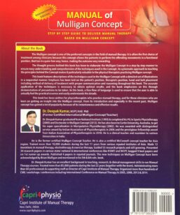 Manual of Mulligan Concept by Deepak Kumar - back