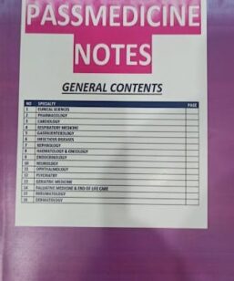PassMedicine Notes