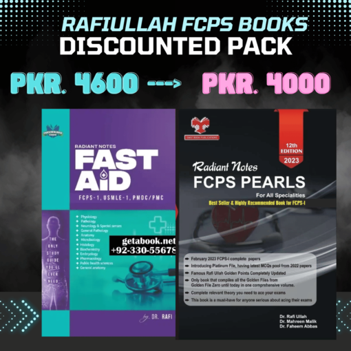 Rafiullah FCPS Part 1 Complete Pack | 2 Books