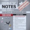 Double A Notes for FCPS-1 by Atif Afzal – 3rd Edition