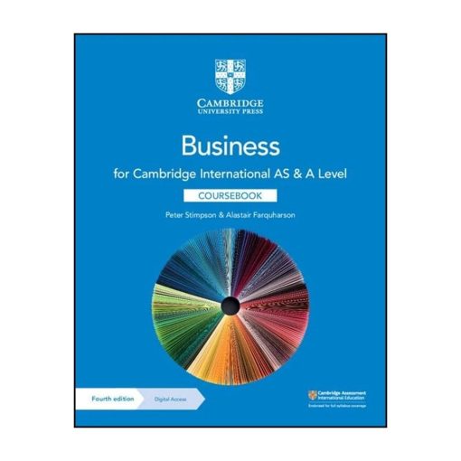 Cambridge Business AS & A Level Coursebook 4th Edition Original with Digital Access