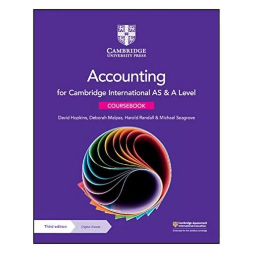 Cambridge Accounting International AS & A Level CourseBook 3rd Edition Original with Digital Access