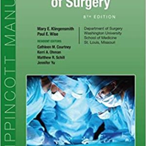 The Washington Manual of Surgery 8th Ed