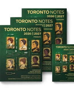 MCCQE Toronto Notes 2026 2027 Edition 3 Volume Set + Clinical Handbook