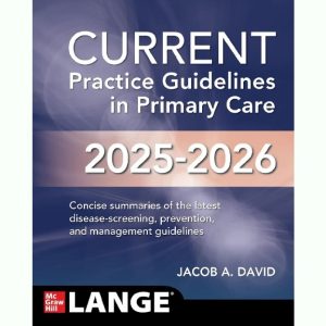 CURRENT Practice Guidelines in Primary Care 2025-2026 - Buy Online at Get A Book